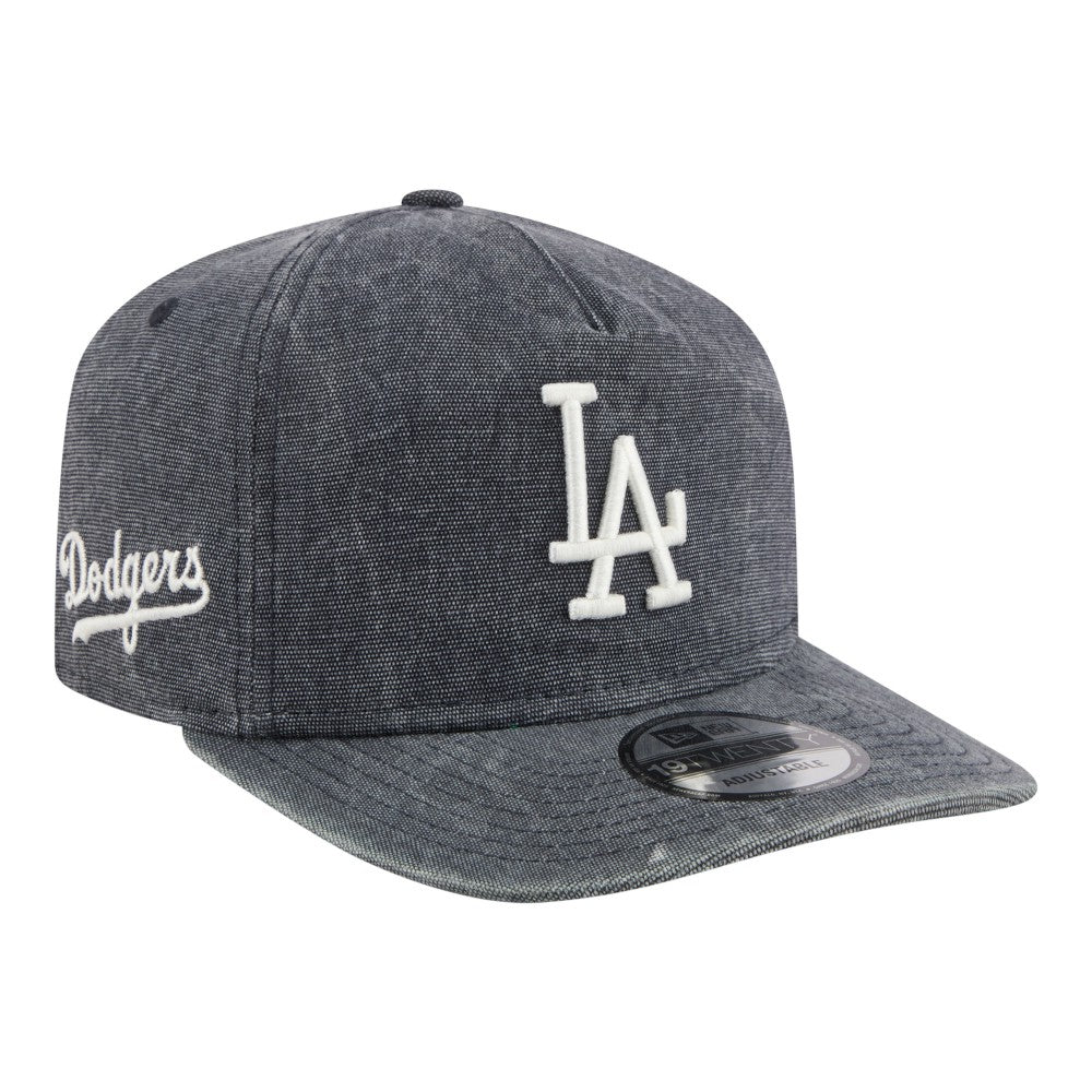 Navy Heather Los Angeles Dodgers New Era Throwback Denim Classic 19TWENTY Adjustable Hat