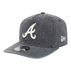 Navy Heather Atlanta Braves New Era  Denim Classic 19TWENTY Adjustable Hat