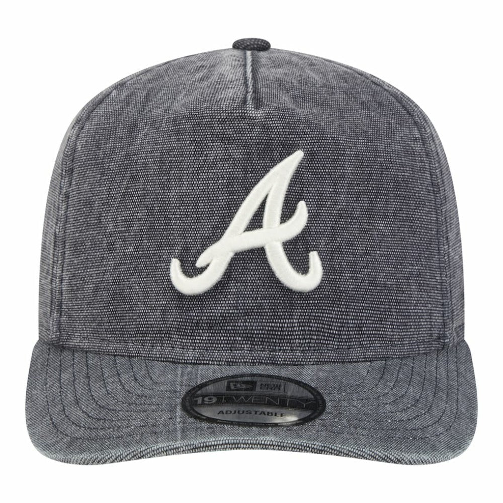 Navy Heather Atlanta Braves New Era  Denim Classic 19TWENTY Adjustable Hat