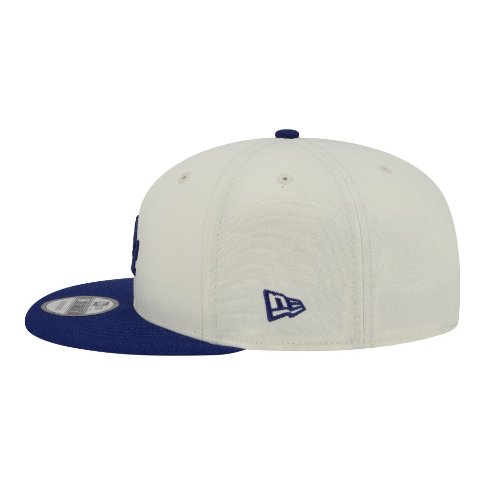 Cream/Royal Los Angeles Dodgers New Era Localized 9FIFTY Snapback Hat