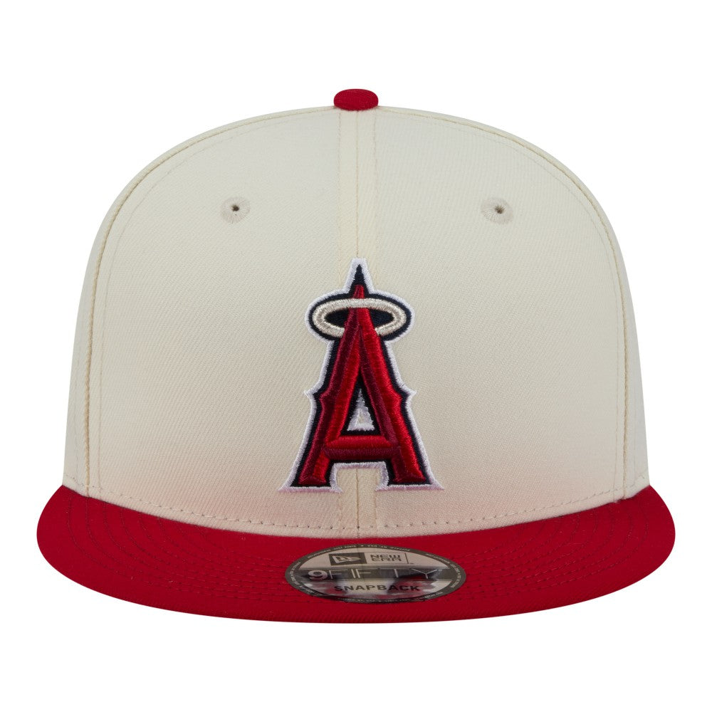 Cream/Red Los Angeles Angels New Era Localized 9FIFTY Snapback Hat