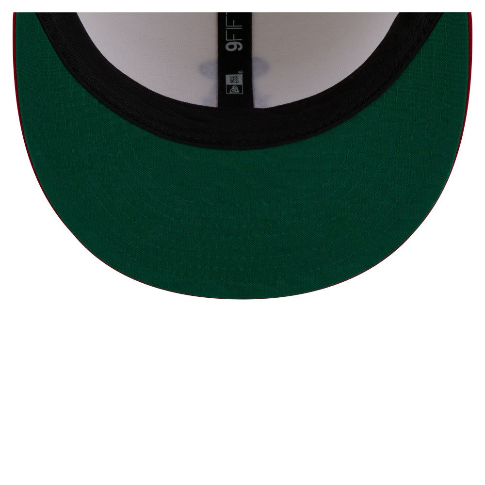 Cream/Red Los Angeles Angels New Era Localized 9FIFTY Snapback Hat