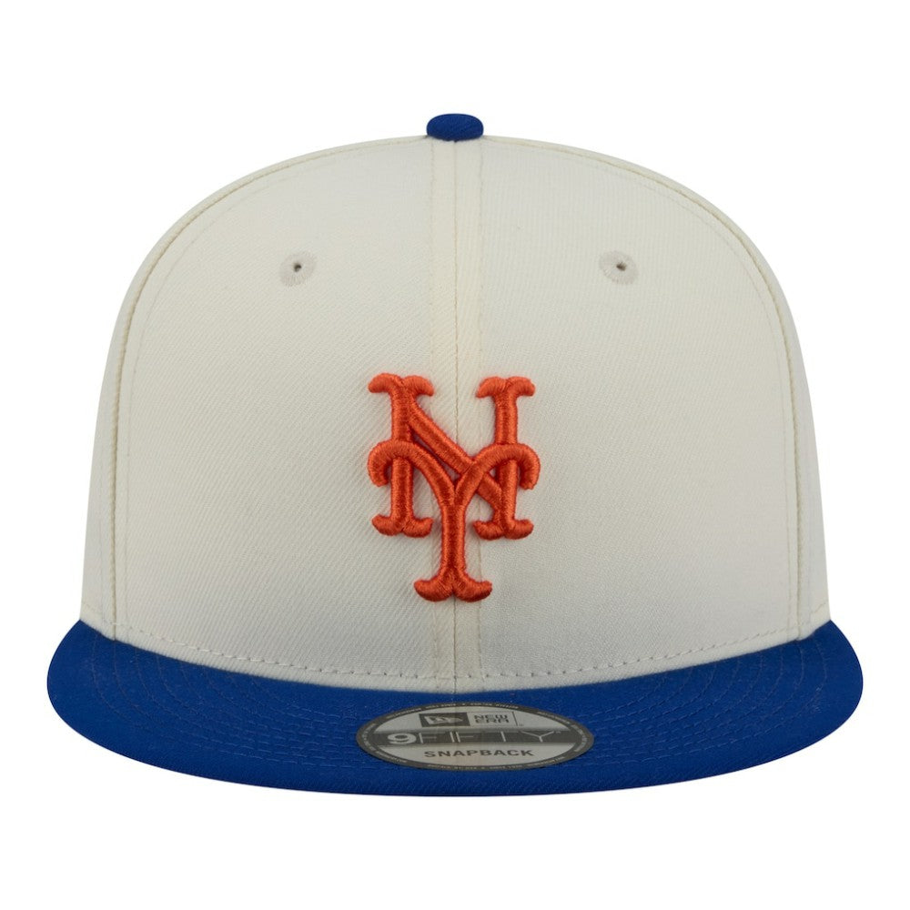 Cream/Royal New York Mets New Era Localized 9FIFTY Snapback Hat