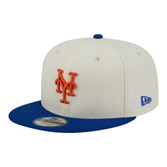 Cream/Royal New York Mets New Era Localized 9FIFTY Snapback Hat