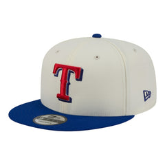 Cream/Royal Texas Rangers New Era Localized 9FIFTY Snapback Hat