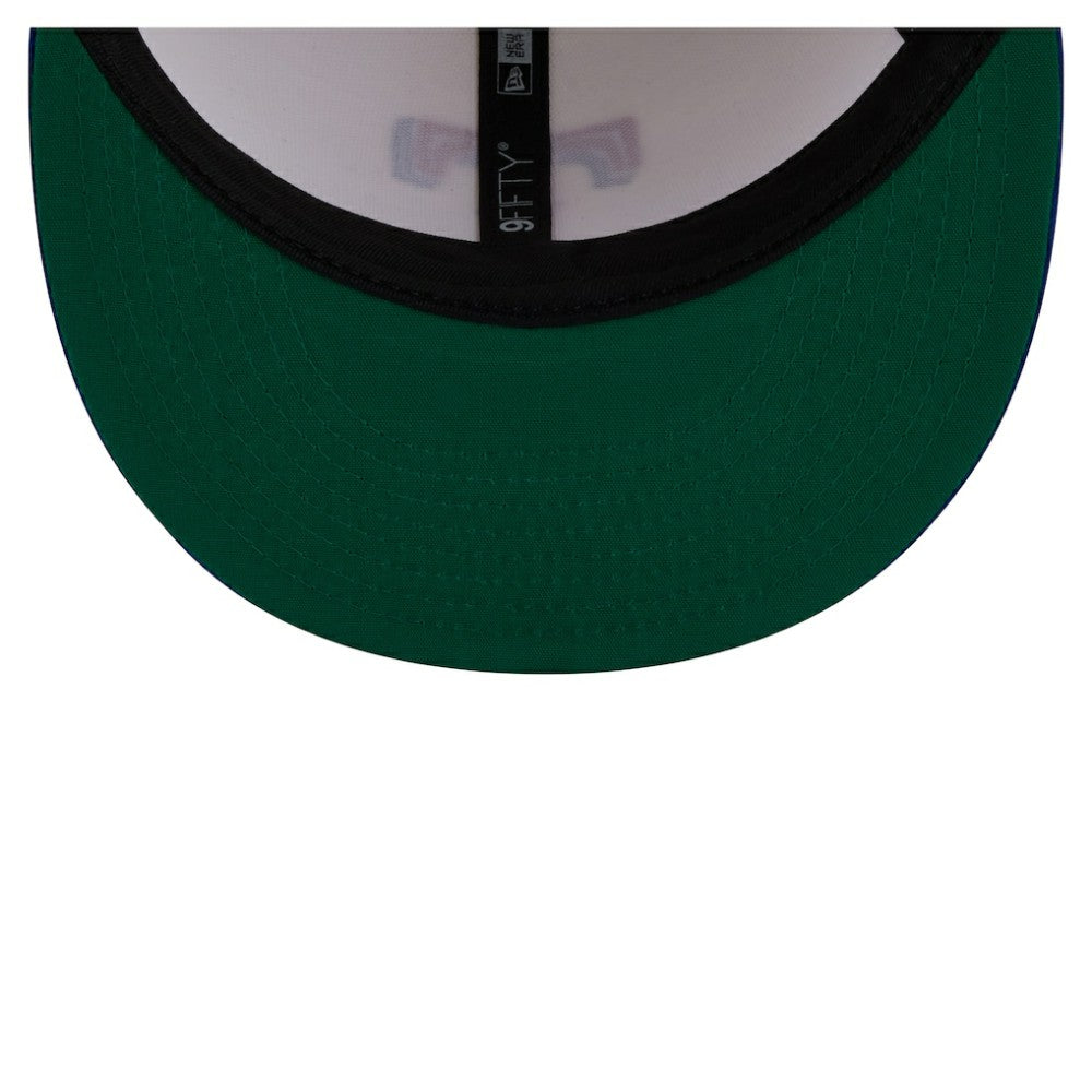 Cream/Royal Texas Rangers New Era Localized 9FIFTY Snapback Hat