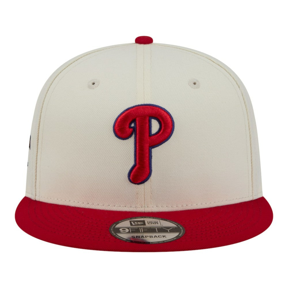 Cream/Red Philadelphia Phillies New Era Localized 9FIFTY Snapback Hat