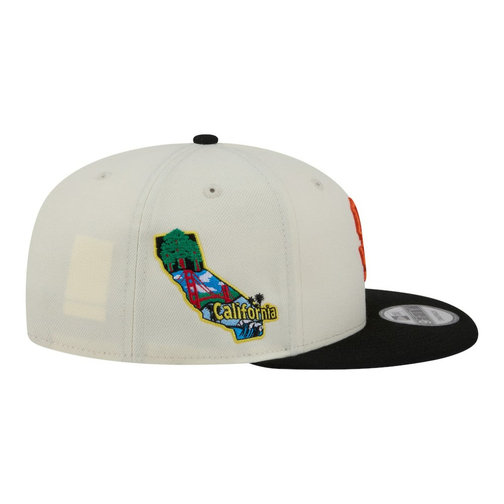 Cream/Black San Francisco Giants New Era Localized 9FIFTY Snapback Hat