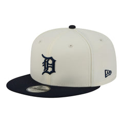 Cream/Navy Detroit Tigers New Era Localized 9FIFTY Snapback Hat