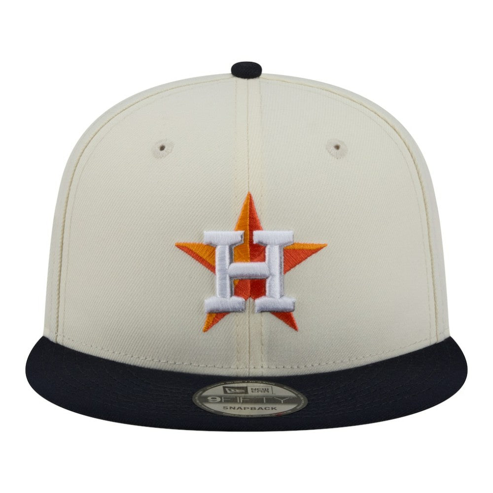 Cream/Navy Houston Astros New Era Localized 9FIFTY Snapback Hat