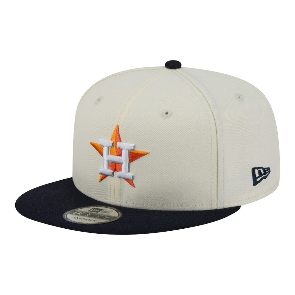 Cream/Navy Houston Astros New Era Localized 9FIFTY Snapback Hat