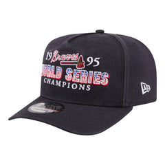 Navy Atlanta Braves New Era 1995 World Series Champions Historic 9FIFTY A-Frame Snapback Hat