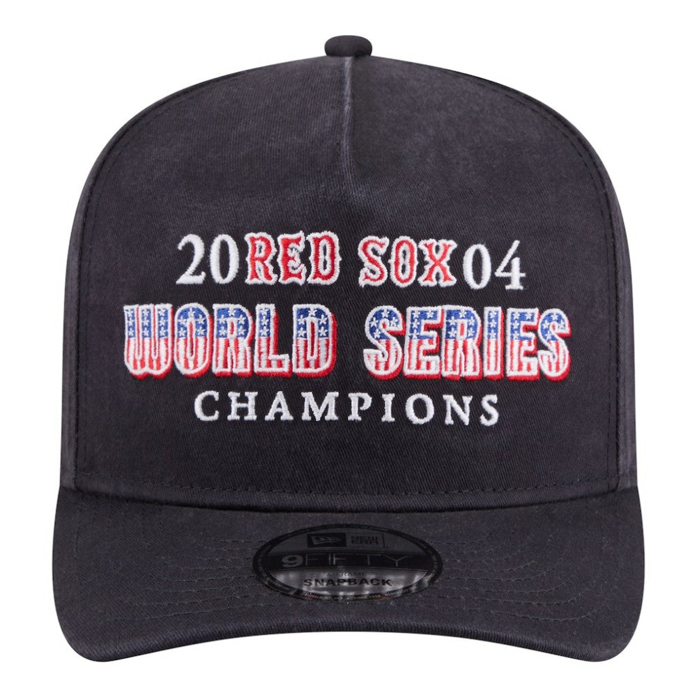 Navy Boston Red Sox New Era 2004 World Series Champions Historic 9FIFTY A-Frame Snapback Hat