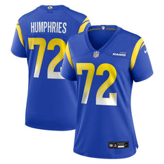 D.J. Humphries  Women's Team Game Jersey - Los Angeles Rams Jerseys