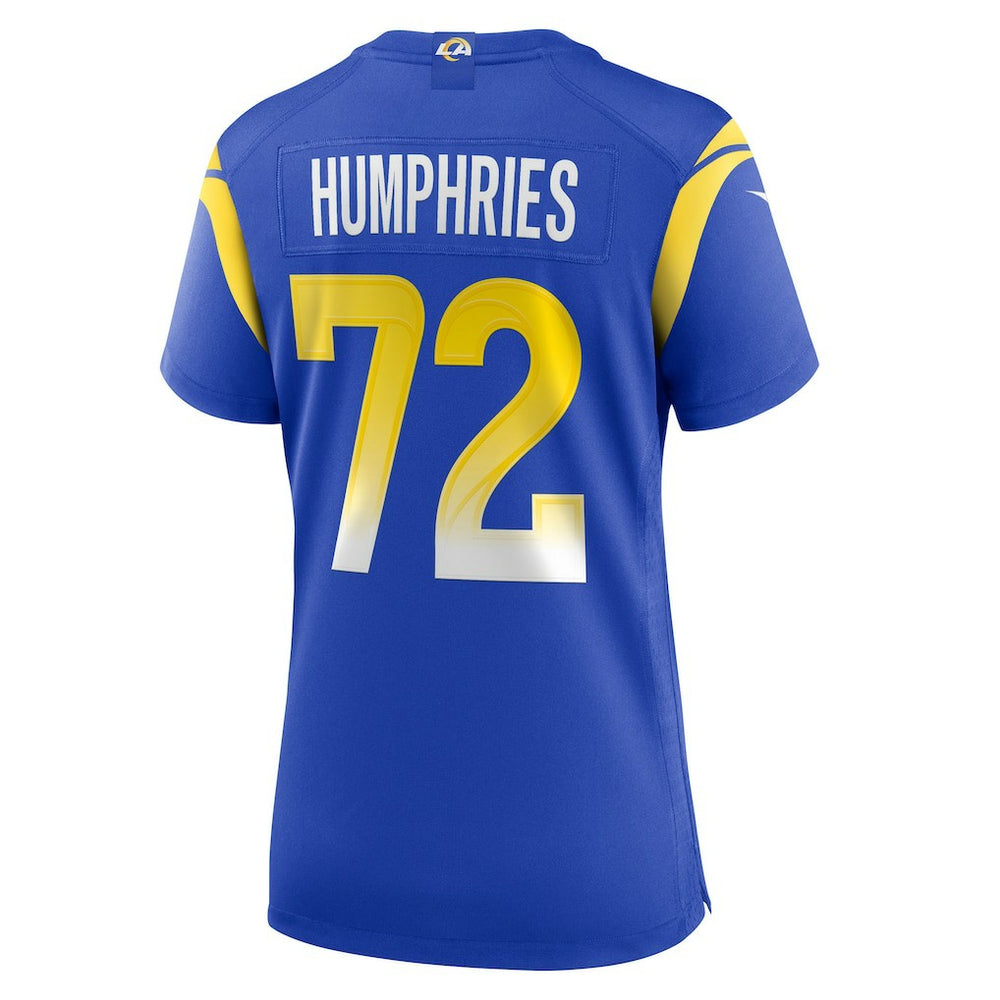 D.J. Humphries  Women's Team Game Jersey - Los Angeles Rams Jerseys