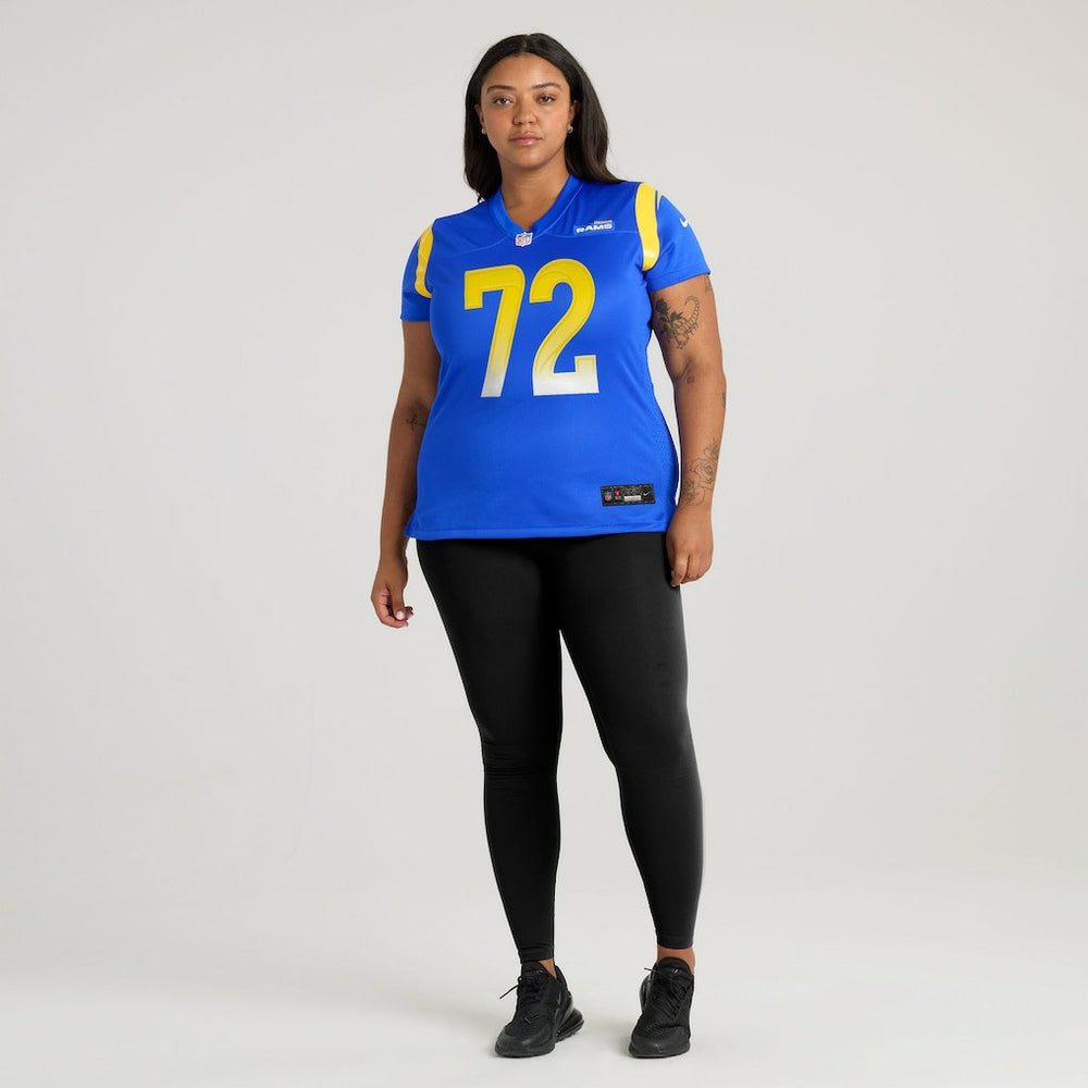 D.J. Humphries  Women's Team Game Jersey - Los Angeles Rams Jerseys