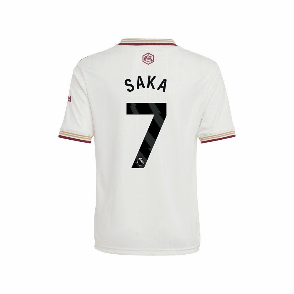 Bukayo Saka Arsenal Youth 2025/26 Third Replica Player Jersey