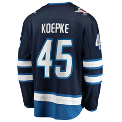 NHL Cole Koepke Winnipeg Jets Fanatics Home Breakaway Jersey