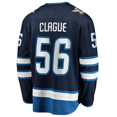 NHL Kale Clague Winnipeg Jets Fanatics Home Breakaway Jersey