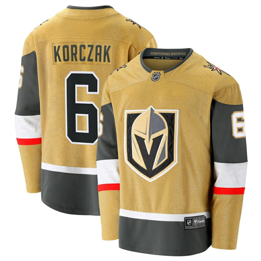 NHL Kaedan Korczak Vegas Golden Knights Fanatics Home Breakaway Jersey