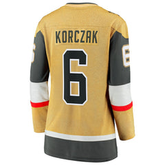 NHL Kaedan Korczak Vegas Golden Knights Fanatics Women's Home Breakaway Jersey