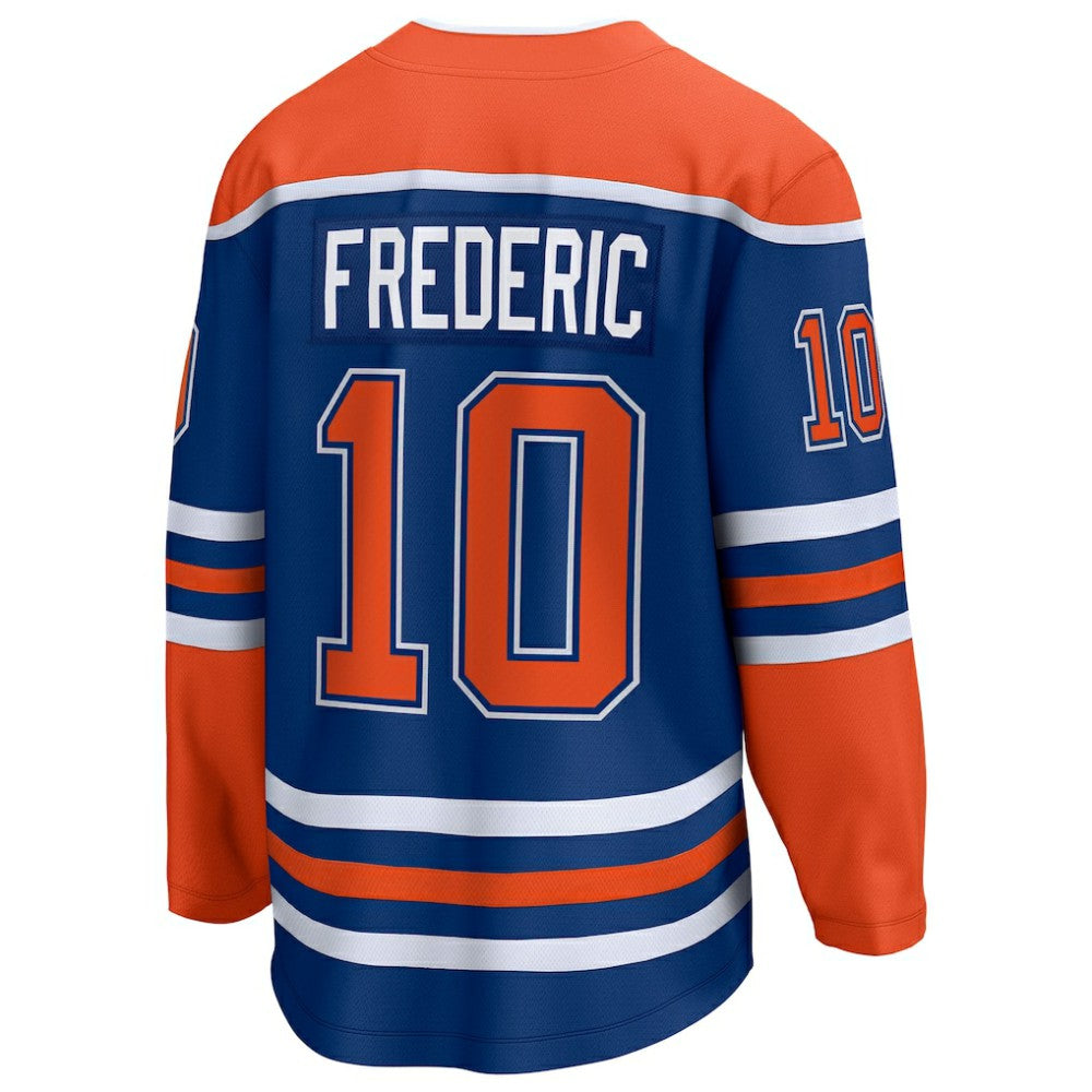 NHL Trent Frederic Edmonton Oilers Fanatics Home Breakaway Jersey