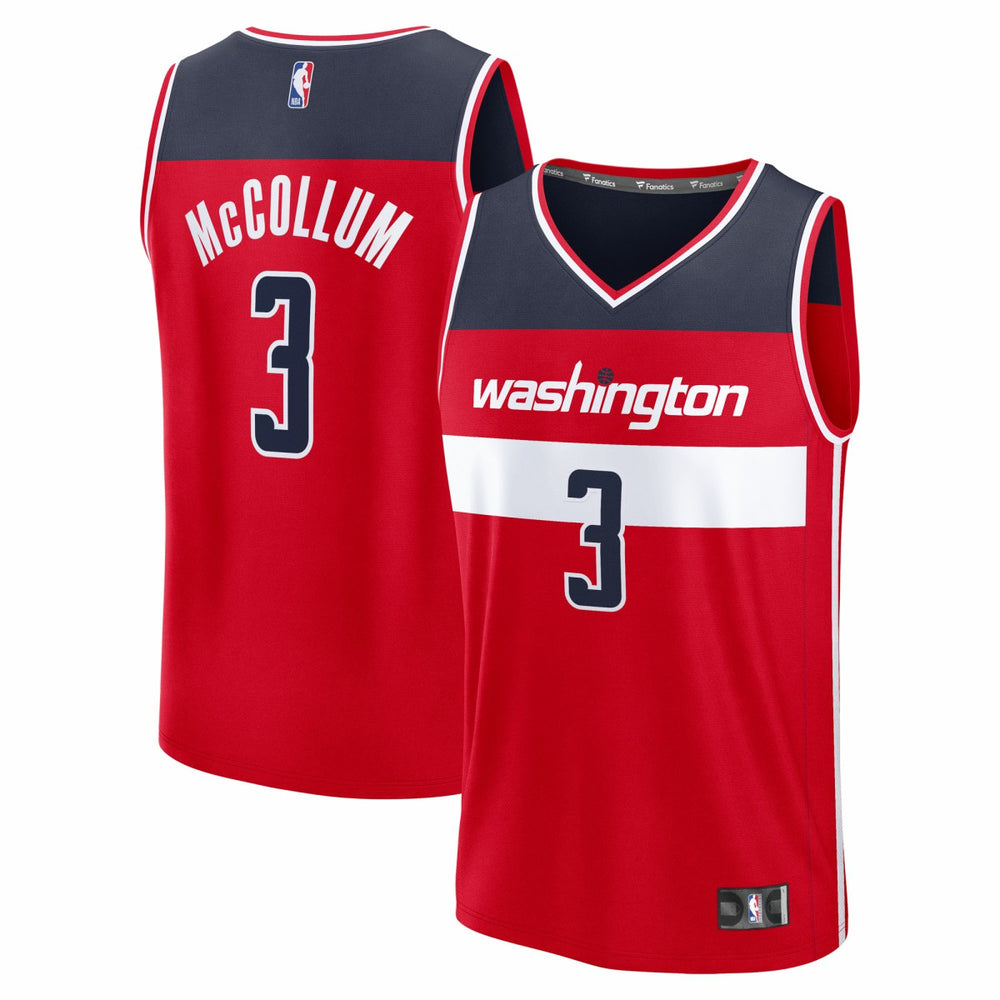Fanatics CJ McCollum Washington Wizards Fast Break Replica Player Jersey