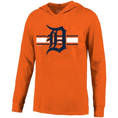 Orange Tarik Skubal Detroit Tigers Majestic Threads Lightweight Name & Number Hoodie