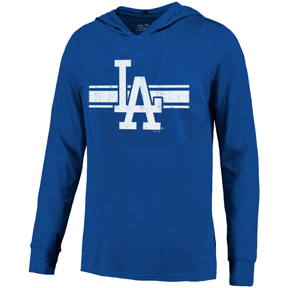 Royal Shohei Ohtani Los Angeles Dodgers Majestic Threads Lightweight Name & Number Hoodie