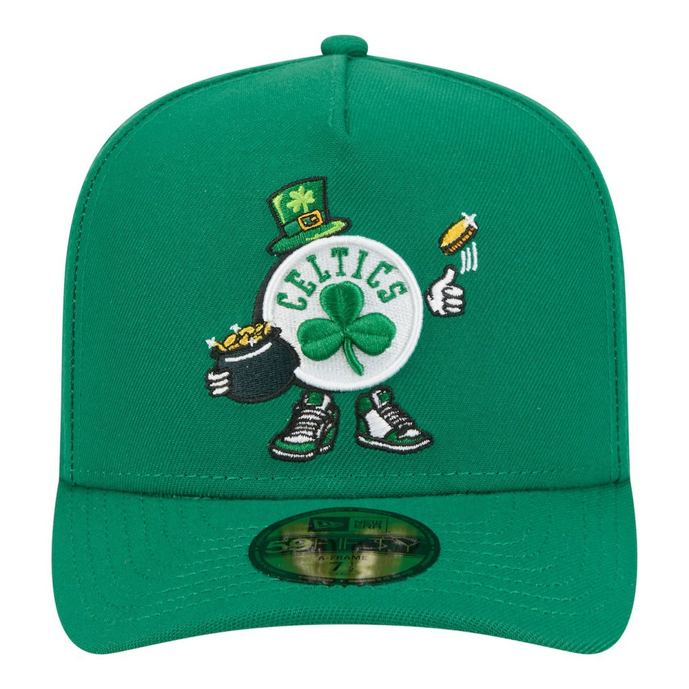 New Era Boston Celtics Injection Cartoon Logo A-Frame 59FIFTY Fitted Hat