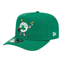 New Era Boston Celtics Injection Cartoon Logo A-Frame 9FIFTY Adjustable Hat