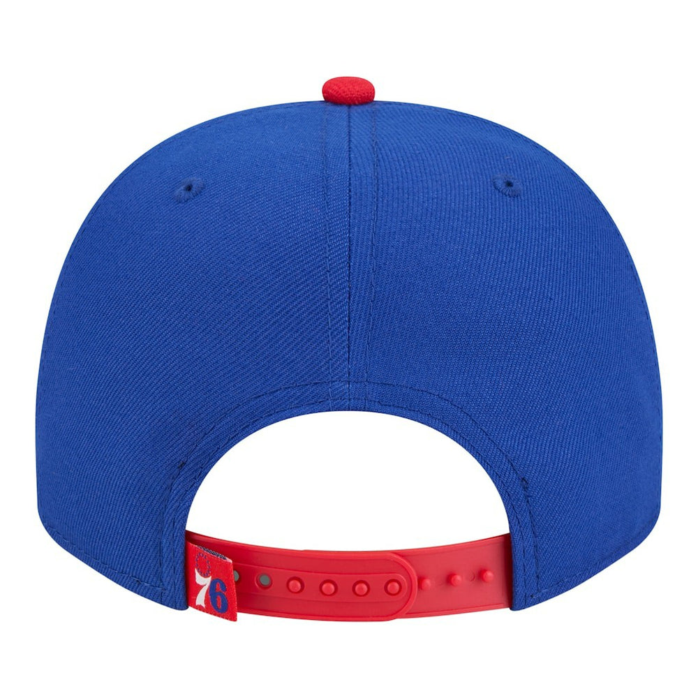 New Era Philadelphia 76ers Injection Cartoon Logo A-Frame 9FIFTY Adjustable Hat