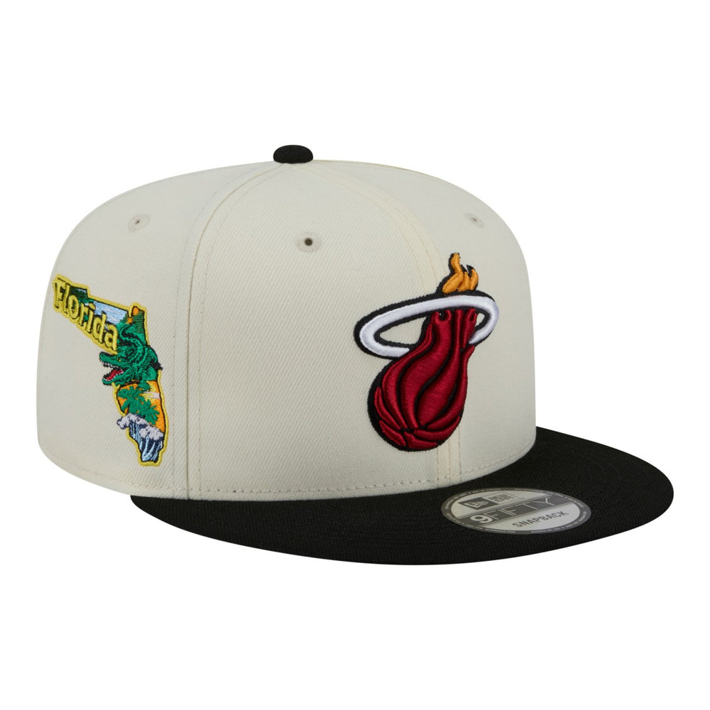 New Era Miami Heat Injection Localized 9FIFTY Snapback Hat