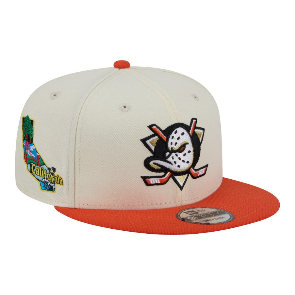 NHL Anaheim Ducks New Era Injection Localized Two-Tone 9FIFTY Snapback Hat