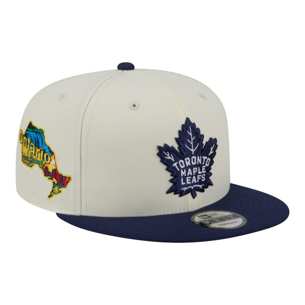 NHL Toronto Maple Leafs New Era Injection Localized Two-Tone 9FIFTY Snapback Hat