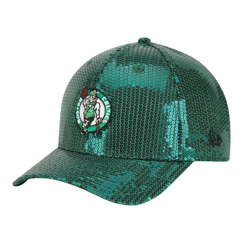 New Era Boston Celtics Women's Sequin M-Crown 9FORTY Adjustable Hat