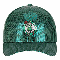New Era Boston Celtics Women's Sequin M-Crown 9FORTY Adjustable Hat