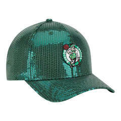 New Era Boston Celtics Women's Sequin M-Crown 9FORTY Adjustable Hat