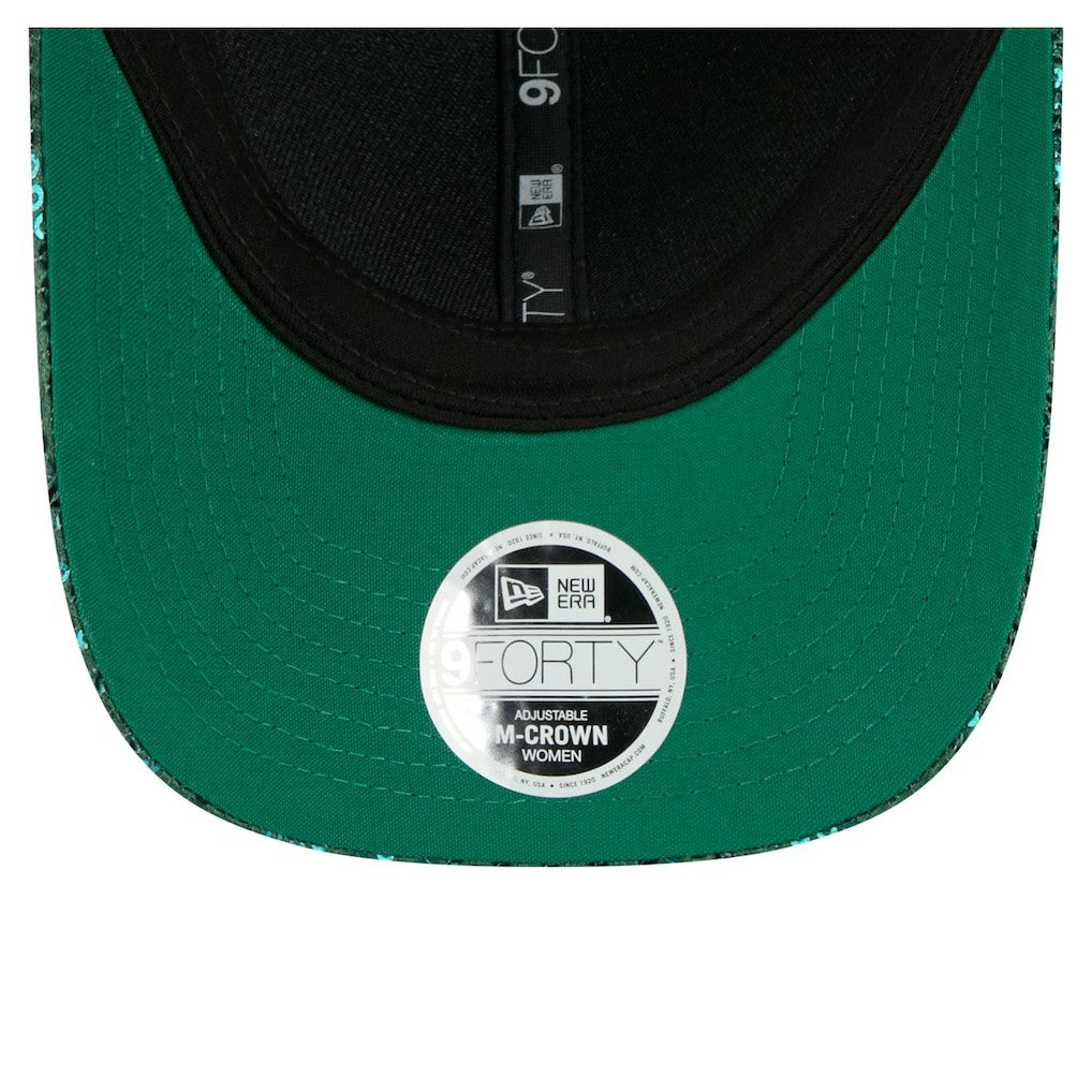 New Era Boston Celtics Women's Sequin M-Crown 9FORTY Adjustable Hat