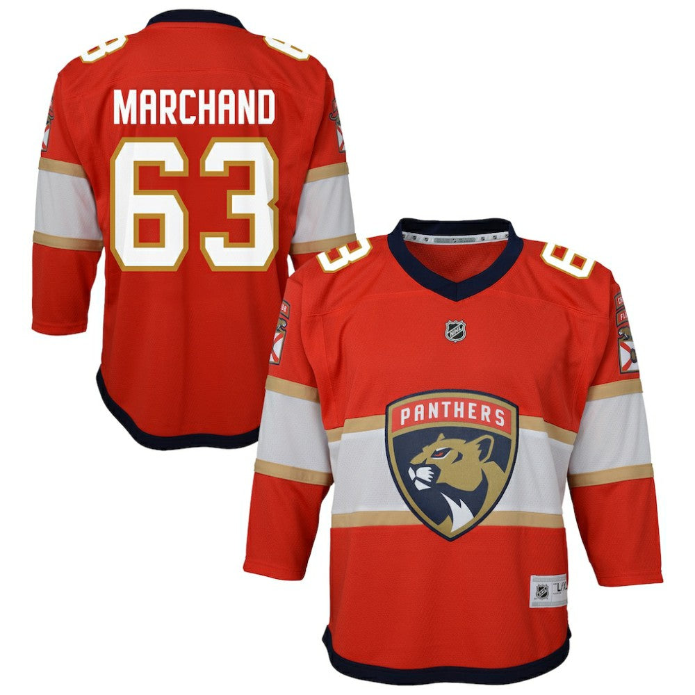 NHL Brad Marchand Florida Panthers Outerstuff Youth Home Replica Jersey