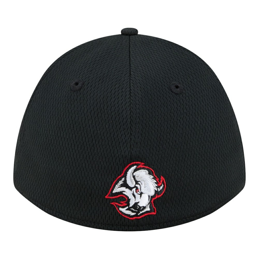 NHL Buffalo Sabres New Era Oversized Logo M-Crown Flex 39THIRTY Hat