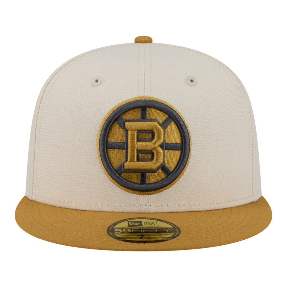 NHL Boston Bruins New Era Colorpack Two-Tone 59FIFTY Fitted Hat