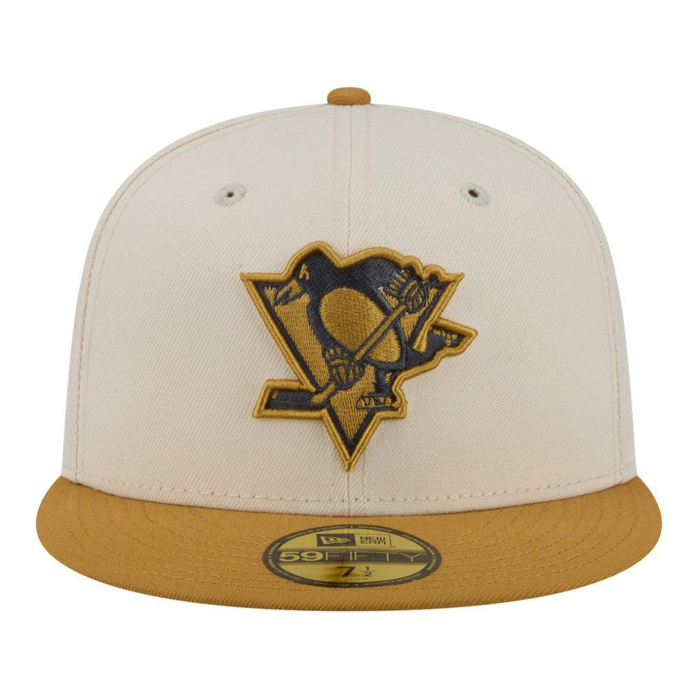 NHL Pittsburgh Penguins New Era Colorpack Two-Tone 59FIFTY Fitted Hat