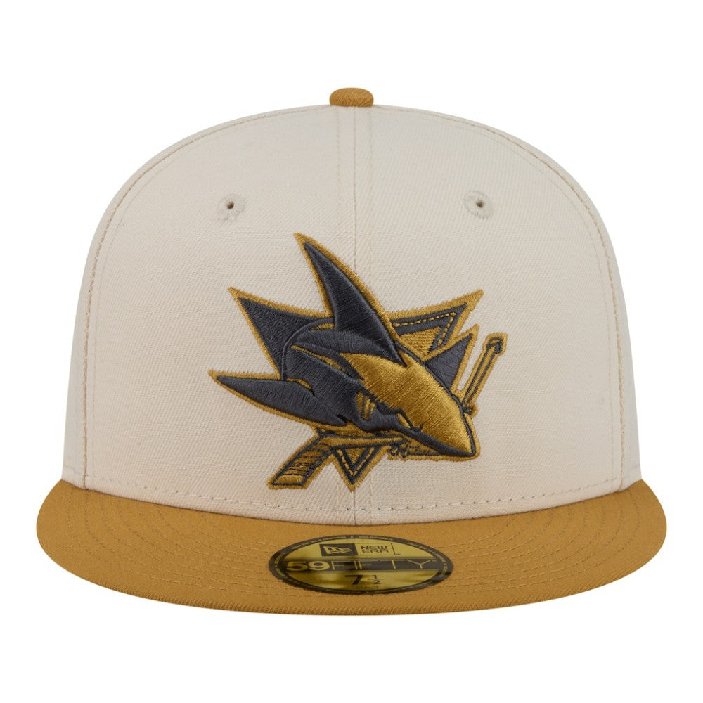 NHL San Jose Sharks New Era Colorpack Two-Tone 59FIFTY Fitted Hat