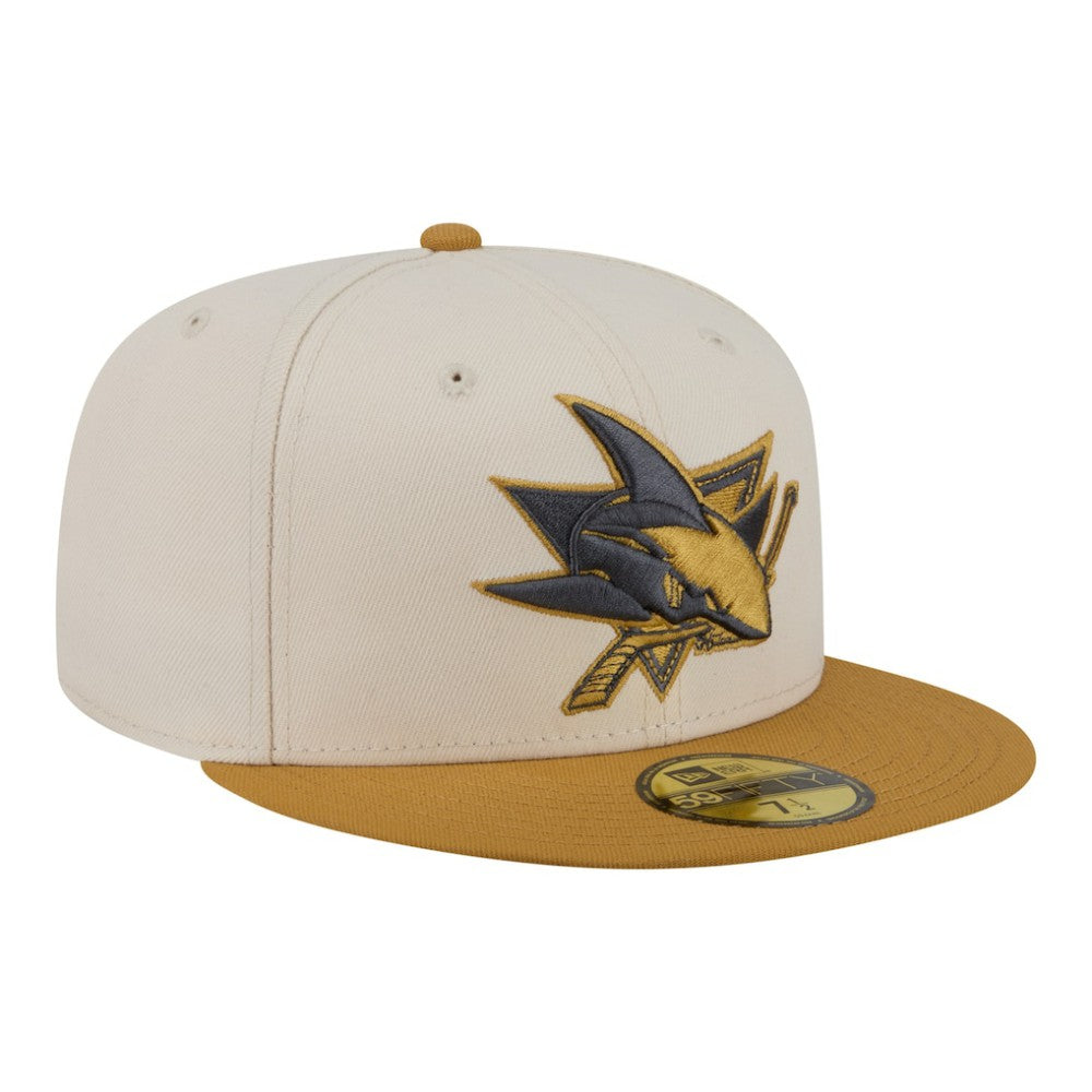 NHL San Jose Sharks New Era Colorpack Two-Tone 59FIFTY Fitted Hat