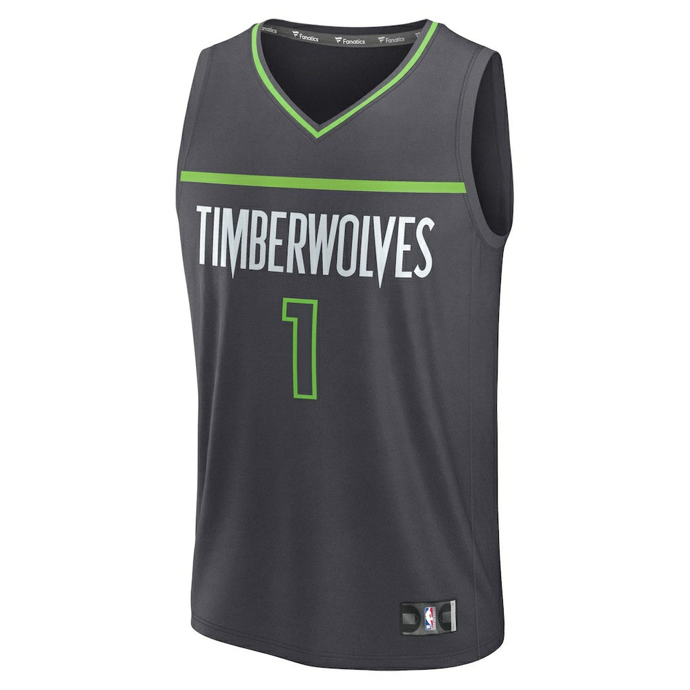 Fanatics Terrence Shannon Jr. Minnesota Timberwolves Fast Break Replica Jersey