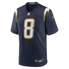 Omarion Hampton  Alternate Super Chargers Game Player Jersey - Los Angeles Chargers Jerseys
