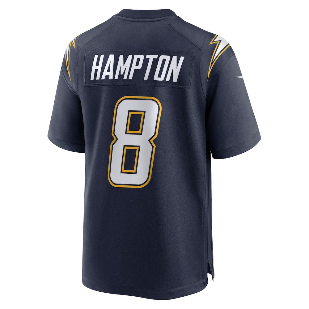 Omarion Hampton  Alternate Super Chargers Game Player Jersey - Los Angeles Chargers Jerseys