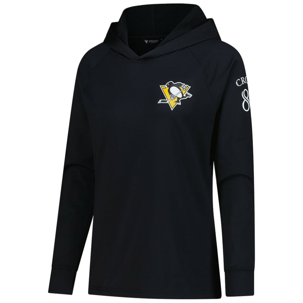 NHL Sidney Crosby Pittsburgh Penguins Levelwear Women's Impression Name & Number Raglan Hoodie