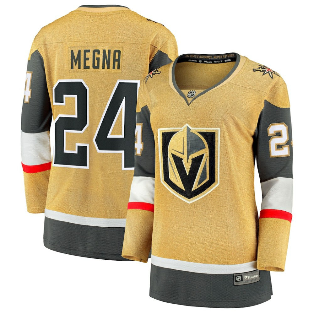 NHL Jaycob Megna Vegas Golden Knights Fanatics Women's Home Breakaway Jersey